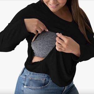 Kindred Bravely Bamboo Nursing & Maternity Long Sleeve T-shirt